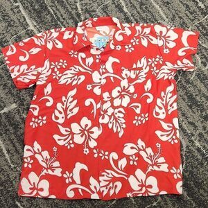 Aloha Hibiscus King Kameha Shirt XXL